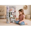 ECO TOYS Kućica za lutke alice na 3 sprata/ 4 sobe/ set sa 9 komada nameštaja – ecotoys