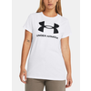 Under Armour W SPORTSTYLE LOGO SS, ženska majica, bijela 1356305
