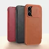 Maska na preklop Nillkin Qin Pro za iPhone 15 Pro Max crvena