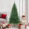 Božićno drvce s 150 LED svjetlima s stalakom Zelena 150 cm PE