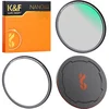 K&F Concept Nano-X magnetni črni filter za meglo 1/4 z adapterskim obročem in pokrovčkom za objektiv (67 mm)