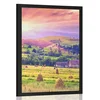Plakat snopi sena v Karpatih - 40x60 black