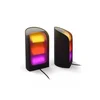 Philips - SET 2x LED RGBW prigušiva svetiljka Hue PLAY Wall Washer LED/20W/230V 2000–6500K crna