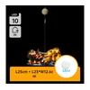 Aigostar - LED božićna dekoracija LED/3xAAA Deda Mraz sa irvasima 13,4cm
