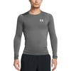 Moška majica Under Armour HG Armour Comp LS Castlerock/White XL