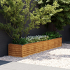 Povišena vrtna gredica 291x50x36 cm Corten čelik