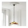 Endon 112246 - Luster na lancu Tiffany BOTANICA 1xE27/60W/230V, prečnik 45 cm