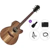 Ibanez VC40WSCE-OPB Premium SET Open Pore Brown Elektroakustična jumbo