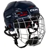 Hokejska čelada CCM Tacks 70 Combo Navy Junior