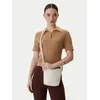 Ročna torba Calvin Klein Emblem Aop Sm Bucket Crossbody LV04F3506G Bela