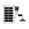 Aigostar - LED solarni luster LED/35W/12V 3000 mAh 6500K prečnik 15 cm