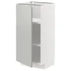 METOD Podni element s policama, bela/Havstorp svetlosiva, 40x37 cm