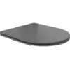 Mexen počasi opadajoča slim deska, duroplast, temno siva mat - 39740071