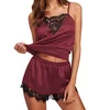 Kratke ženske pidžame CU-33956 - Bordo / XXXL KP33956