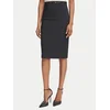 Elisabetta Franchi Ravno krilo GO-223-66E2-V320 Črna Slim Fit