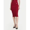 Guess Ravno krilo W6YD23 Z0974 Bordo rdeča Slim Fit