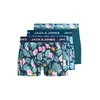 JACK & JONES Boksarice JACBUSTER nočno modra / petrol / temno zelena