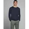 JACK & JONES Pulover Leo, modra