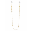 Taboom Tweezers Pearl & Deluxe Chain Gold