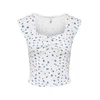 ONLY Top ONLFENJA modra / svetlo modra / jelka / off-bela
