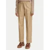 Weekend Max Mara Hlače iz tkanine Hateley 2625136042 Rjava Regular Fit