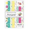 Komplet papirjev za scrapbooking Floral garden 21 x 29.7 cm