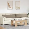 Jastučići za sofu 2 pcs Sivo-smeđa 145 x 40 cm tkanina