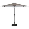 Suncobran za vrt s LED svjetlima i postoljem 300 x 300 cm