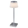 RABALUX Stona lampa taena srebrna