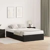 Krevet s ladicama Crni hrast 120 x 190 cm Konstruirano drvo