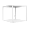 Bioklimatska pergola Antares Samostoječa, 3 x 3, Bela, Ročni