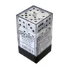 Kockice Chessex - Opaque - White & Black - Dice Block (12) 16mm
