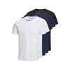 JACK & JONES Majica Essentials črna / bela