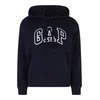 Gap Petite Majica HERITAGE mornarska/bela