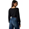 Guess BAT SLEEVE GEMMA LOG W6YR27 Z0975 Črna
