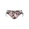 BUFFALO Bikini hlačke temno rjava/breskev/črna/bela