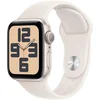 Apple Watch SE (2nd Gen) [GPS 40mm] Smartwatch with Starlight Aluminum Case with Starlight Sport Band S/M. Fitness and Sleep Trackers, Crash Detection, Heart Rate Monitor, Retina Display
