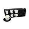 Sigma Set šoljica za kafu 180ml 6/1 porcelan Happy rxg-n24106b, Beli
