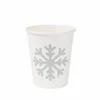 shumee Bel papirnat lonček, disperzijski, Winter 250 ml, premer 80 mm 50 kosov.