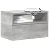 Zidni noćni ormarići 2 kom beton siva 45x26x28,5 cm
