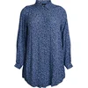 Zizzi Bluza Vwisma safir / črna / bela