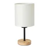 Brilagi - Stona lampa NUBILA WOOD 1xE27/25W/230V hrast/crna/krem