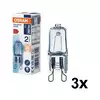 SET 3x sijalica za rernu HALOPIN G9/25W/230V 2700K - Osram