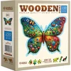 Wooden city - Puzzle Barvit metulj iz lesa - 150 kosov