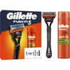 Gillette Muški set Fusion 5, Brijač, Gel sensitive 200 ml