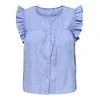 ONLY Bluza ONLAmanda modra/bela