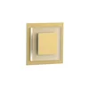 LDST SU-01-SZ-BC8 - LED svetiljka za stepenište SUNNY 8xLED/1,2W/230V zlatna 3500K