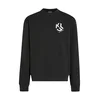 KARL LAGERFELD JEANS Majica Monogram črna/bela