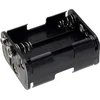TRU COMPONENTS Držalo za baterije 6x Mignon (AA) priključek na pritisni gumb TRU COMPONENTS BH-363-1B, (20636011)