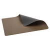 Pogrinjek 46 x 33 cm, obojestransko, set 4 kosov, temno rjava / titan, PVC, Bitz